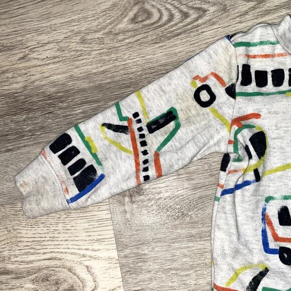 Baby boy footed PJs Bodysuits 4-piece Bundle 6M - Picture 7 of 7